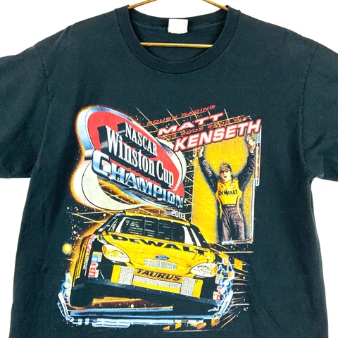 Vintage Matt Kenseth Winston Cup Champion Chase T-shirt Large 2003 Black Nascar Cover