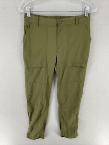 REI Co-op Pant Womens Size 2 Green Hiking Outdoors Quick Dry Lightweight Stretch