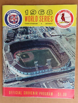 Detroit Tigers 1968 World Series Program - Detroit Program in NRMT-MT from case. - Image 1 of 4
