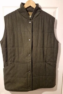 Vintage Born For Loden Roberto Drighi Virgin Wool Cashmere Blend gilet size 16 - Picture 1 of 9