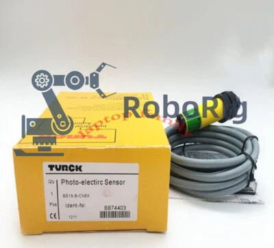 New 1PC TURCK Photoelectric Switch BS18-B-CN6X BS18BCN6X - Image 1 of 2