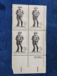1964 US SCOTT#1242 5C STAMP BLOCK OF 4 - Picture 1 of 2