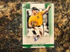 Jackson Phipps 2019 Leaf Perfect Game National Showcase Auto Green 7/10 