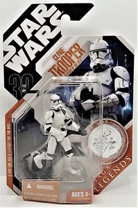 Star Wars 30th Anniversary Clone Trooper Action Figure W/Coin - SW2 - Picture 1 of 6