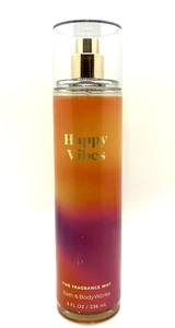 New Bath & Body Works HAPPY VIBES Fragrance Mist PEAR HONEYSUCKLE VETIVER ORCHID - Picture 1 of 4