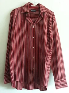Marc O’Polo Large Long Sleeve Red Striped 100% Cotton M - Picture 1 of 10