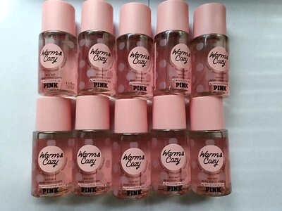 Victoria's Secret Pink Warm & Cozy Body Mist Mini Travel Size  Set Of 10 Bundle - Image 1 of 2