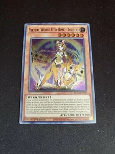 Virtual World Oto-Hime - Toutou - Yugioh Blazing Vortex Super Rare - BLVO-EN099 - Picture 1 of 2