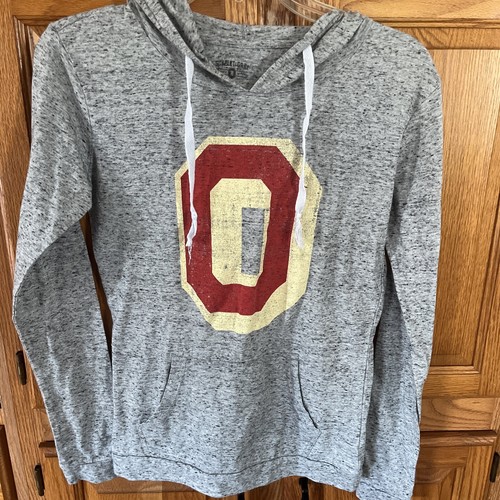 VETEMENTS Felpa con cappuccio leggera da donna Ohio State Buckeyes piccola abbigliamento autentico