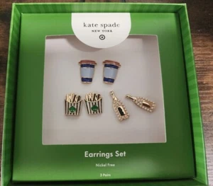 LIMITED EDITION Mixed Novelty Stud Earrings 3pk - kate spade new york x Target - Picture 1 of 1