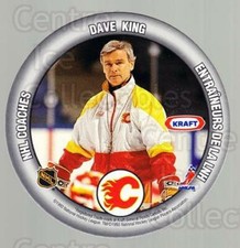 1993-94 Kraft Peanut Butter Discs NHL Coaches #7 Dave King