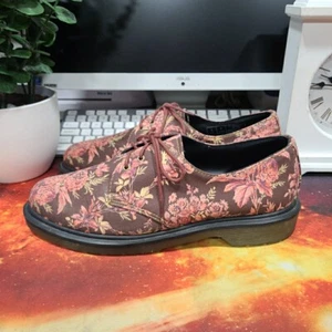 INDOSSATO UNA VOLTA! Scarpe floreali Dr Martens LESTER taglia UK 8 - Foto 1 di 21