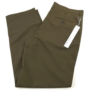 $264 Sunflower Green Soft Trouser Cropped Pants Mens Size 34 (EU 50) - Picture 1 of 13