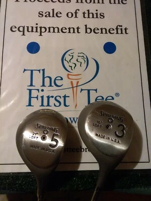 Spalding Professional Cannon 3-5 Woods Set Stiff Steel Power shafts  - Image 1 of 4