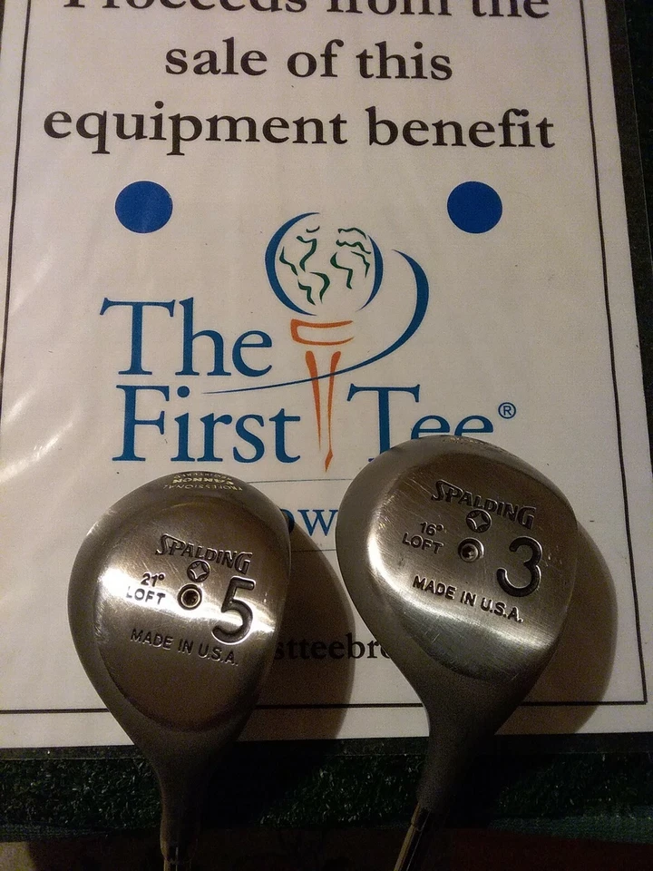 Spalding Professional Cannon 3-5 Woods Set Stiff Steel Power shafts  - Image 1 of 4