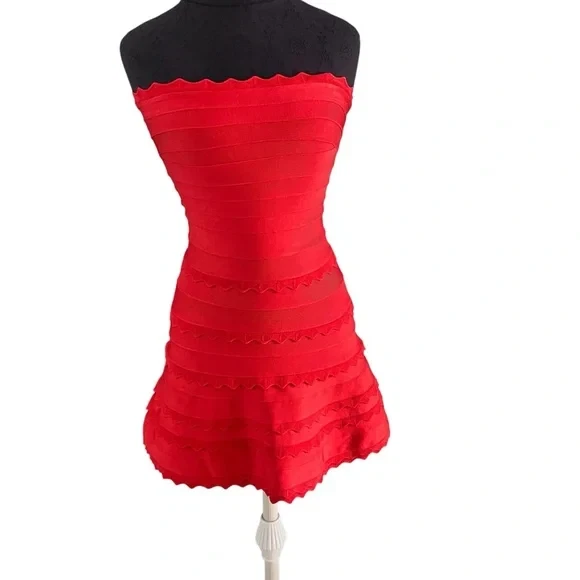 Herve Leger Women's Red for sale - eBay