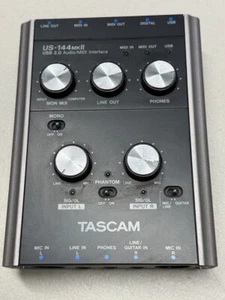Tascam US-144 4x4 Audio Card Interface MIDI MKII Recording Sound USB - Picture 1 of 12