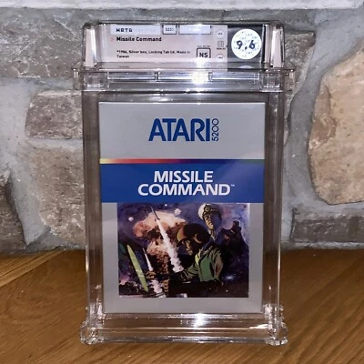 New Atari 5200 Missile Command WATA 9.6 Factory Sealed 1982 Graded Game - Image 1 of 4