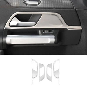 Inner Door Handle Frame Trim For Mercedes-Benz GLB W247 2020-2022 Silver Steel - Picture 1 of 6