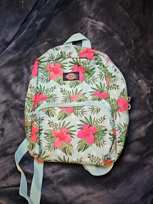 Genuine Dickies Floral Mini Backpack Half Pint Small Women's Travel Purse - Image 1 of 4