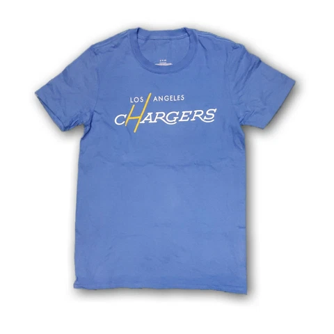 Los Angeles Chargers NFL Adult Men's Blue Short Sleeve T-shirt Cover