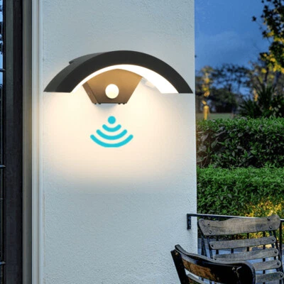 LED Außenleuchte mit oder ohne Bewegungsmelder Wandleuchte Außenlampe Leucht DE - Bild 1 von 4