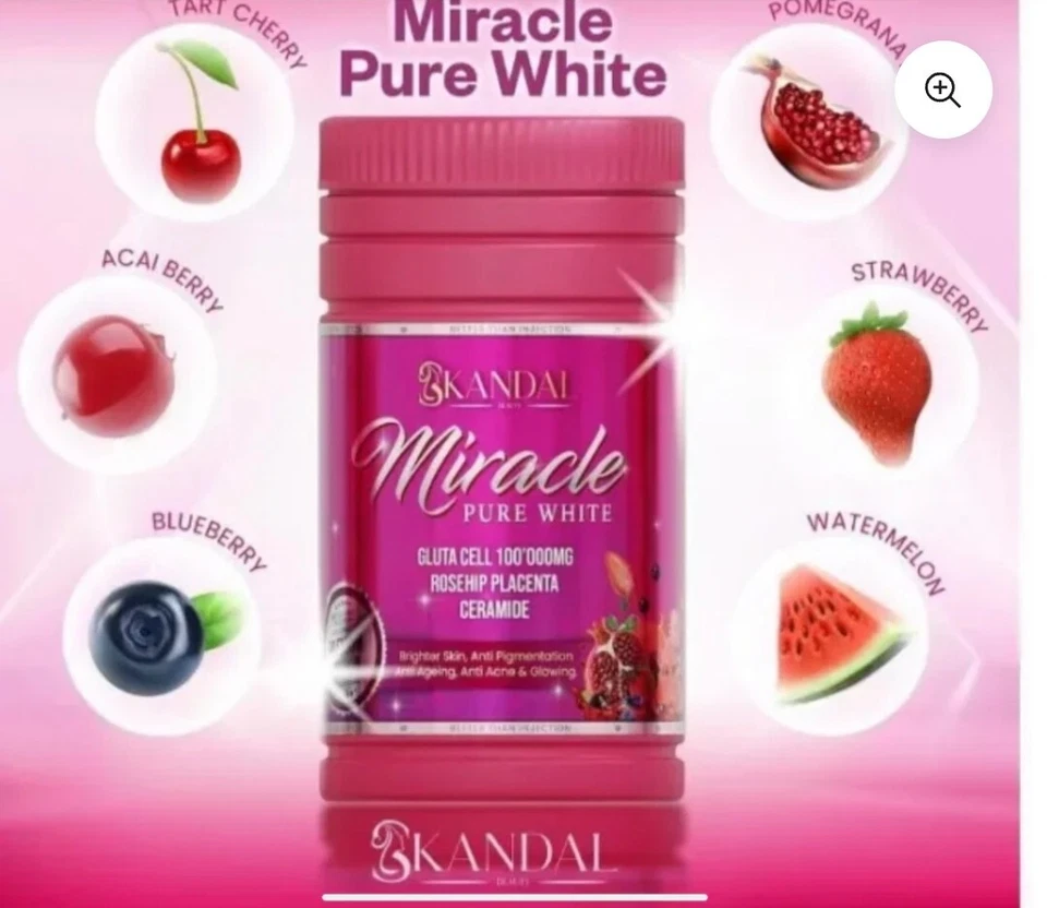 Nuevo suplemento Miracle Pure White de Skandal Beauty AUTÉNTICO Foto 1 de 1