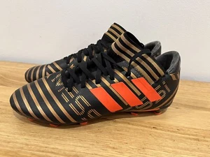 adidas Nemeziz Messi 17.3 FG 2017 Black Gold Red Soccer Cleats Shoes 6 US - Picture 1 of 9