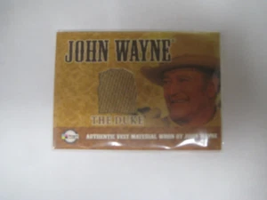 2005 Breygent John Wayne The Duke Authentic Worn Beige Vest Material Swatch C-2 - Picture 1 of 2