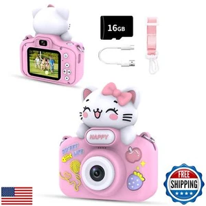 Kids Camera for Girls and Boys, 1080P 8X Digital Zoom Camera for Kids Age 3 4 - Picture 1 of 5