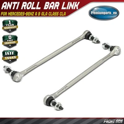 2x Anti Roll Bar Link Front Left Right for Mercedes-Benz A B GLA Class CLA 11-19 - Image 1 of 4