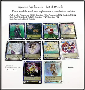 Aquarian Age Rare Foil Prism Deck Lot of 10 Cards - 2 - Picture 1 of 1
