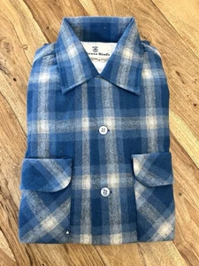 Vintage Deadstock Sierra Wools Japan Single Needle Wool Blend Mens Sz ~Japan S - Picture 1 of 6