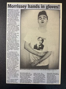 MORRISSEY RETIREMENT ARTICLE  | 1993 NME MUSIC PAPER CLIPPING CLP1 - Imagen 1 de 1
