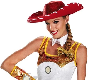 Licensed Disney Pixar Toy Story Jessie Glam Hat Bow Set Costume Accessory - Picture 1 of 3