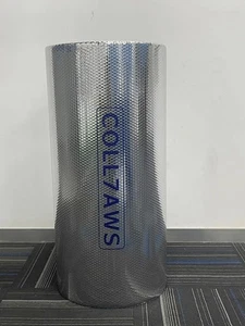 COLL7AWS 48 in x 25 ft Radiant Barrier Double Bubble Aluminum Foil Reflective In - Picture 1 of 8
