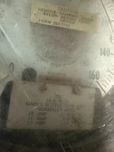 Ashcroft 0-160PSIG 245C EQ Single Bottle Gauge Type 4000 MERCURY SWITCH, NEW - Picture 1 of 2