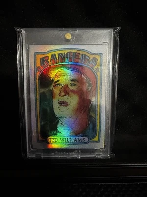 2022 Topps X Spotlight 70 II, TED WILLIAMS #43 Texas Ranger by Andy Friedman /5 - Image 1 of 3