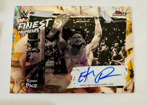Ethan Page 2025 Topps Finest WWE Finest Moments Autograph Auto - Picture 1 of 1