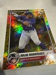 Julio Rodriguez 2025 Topps All-Star Game Gold Parallel #/50 #32  Mariners - Picture 1 of 3