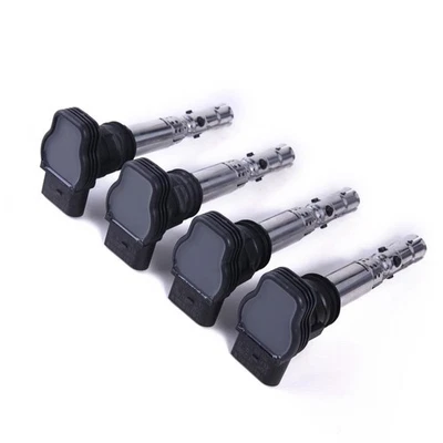 4Pcs  Ignition Coil For VW Jetta Golf  AUDI A4 A6 SEAT Leon #06B 905 115 R Foto 1 de 4