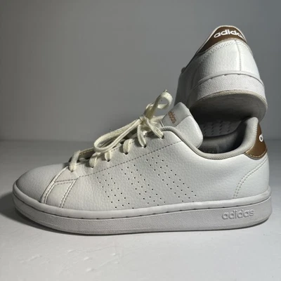 Adidas Mujer Cloudfoam Advantage Blanco Informal Zapatos Tenis Talla 7 Foto 1 de 4