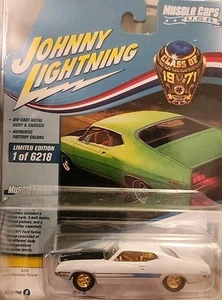 71 Ford Torino Cobra Johnny Lightning WHITE LIGHTNING Chase Rel 2 Ver A - Bild 1 von 3