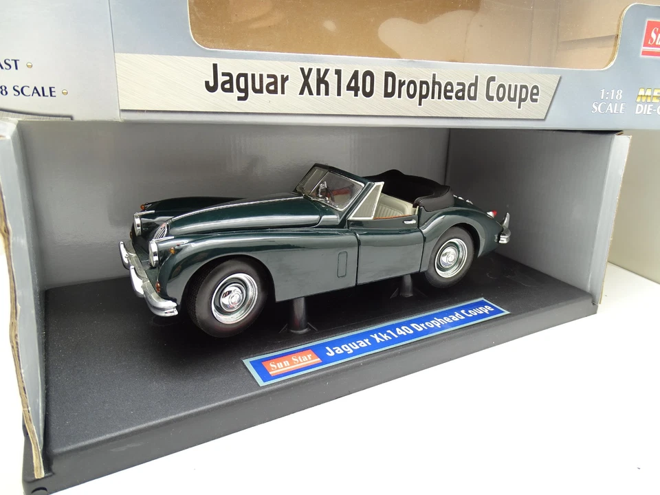 Sonne Star 1/18 - Jaguar XK140 Drophead Coupé Grün - Bild 1 von 1