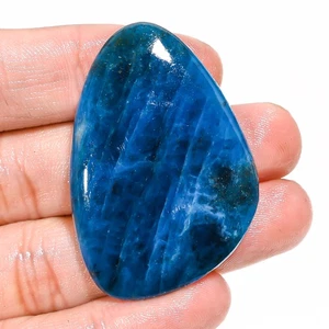 natural APATITE cabochon loose gemstone 77.70 Cts. (30 x 45 x 05 mm) fancy shape - Picture 1 of 7