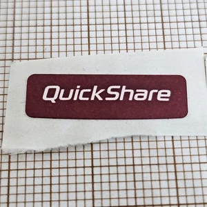 Original SonyEricsson K750i Quickshare Logo Red NEW RARE - Picture 1 of 2