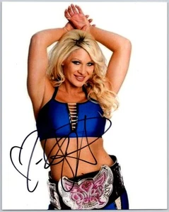 Jillian Hall Signed Autographed 8x10 Photo WWE Diva - Picture 1 of 1