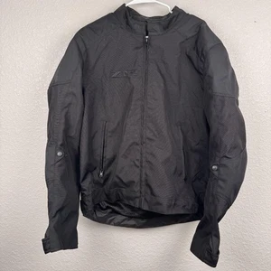 Z1R Zephyr Motorcycle Jacket Mens XL 44/46 Black Riding Mesh Liner Reflective - Bild 1 von 16