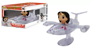 POP VINYL RIDES WONDER WOMAN WITH INVISIBLE JET #16 FUNKO 2016 VAULTED NM- NM - Picture 1 of 1
