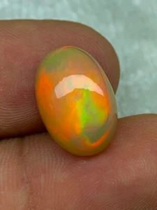 5cts- Fire Opal, Ethiopian Welo Opal, Bright Fire Opal, Opal, Unique Opal, - Picture 1 of 12
